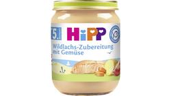 Produktbild von HiPP Fleisch-Zubereitungen - Wildlachs-Zubereitung mit Gemüse