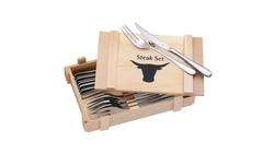 Produktbild von WMF Steakbesteck 12-teilig in Holzkiste