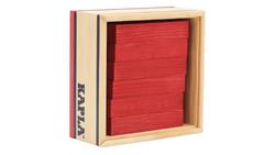 Produktbild von Kapla - Holzbausteine, rot, 40er Box