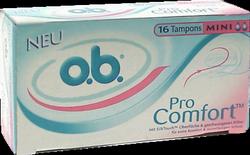 Produktbild von o.b. Tampons ProComfort Mini 16 Stück