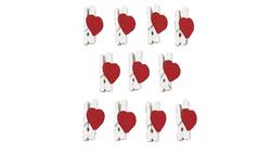 Produktbild von Rayher - HOLZKLAMMERN MIT HERZ 25MM 12ST. 8805900