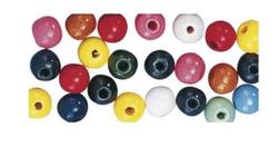 Produktbild von Rayher - HOLZPERLE POL. 8MM FSC 82STK. BUNT 1250249