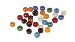 Produktbild von Rayher - GLAS-GROSSLOCHRADL OPAK 8,7MM GEMISCHT DOSE 55G 1418749