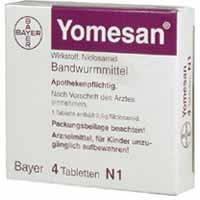 Produktbild von YOMESAN 500 mg Kautabletten 4 St