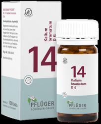 Produktbild von BIOCHEMIE Pflüger 14 Kalium bromatum D 6 Tabletten 100 St
