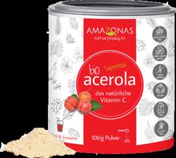 Produktbild von ACEROLA 100% Bio Pur nat.Vit.C Pulver 100 g