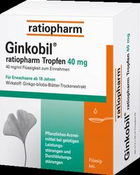 Produktbild von GINKOBIL-ratiopharm Tropfen 40 mg 100 ml