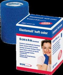 Produktbild von ELASTOMULL haft color 6 cmx20 m Fixierb.blau 1 St