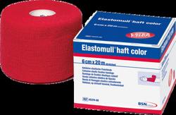Produktbild von ELASTOMULL haft color 10 cmx20 m Fixierb.rot 1 St