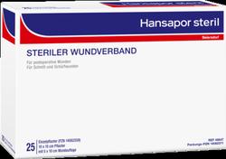 Produktbild von HANSAPOR steril Wundverband 10x15 cm 25 St