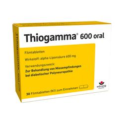 Produktbild von THIOGAMMA 600 oral Filmtabletten 30 St