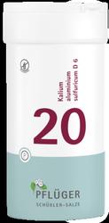 Produktbild von BIOCHEMIE Pflüger 20 Kalium alumin.sulfur.D 6 Tab. 400 St