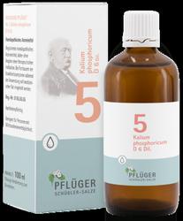 Produktbild von BIOCHEMIE Pflüger 5 Kalium phosphoricum D 6 Tropf. 100 ml