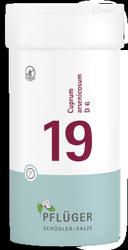Produktbild von BIOCHEMIE Pflüger 19 Cuprum arsenicosum D 6 Tabl. 400 St