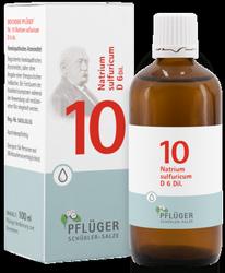 Produktbild von BIOCHEMIE Pflüger 10 Natrium sulfuricum D 6 Tropf. 100 ml
