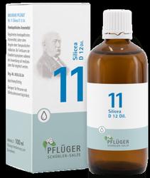 Produktbild von BIOCHEMIE Pflüger 11 Silicea D 12 Tropfen 100 ml