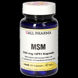 Produktbild von MSM 500 mg GPH Kapseln 60 St