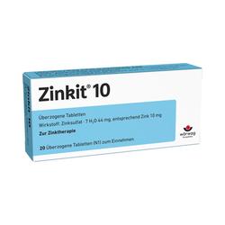 Produktbild von ZINKIT 10 überzogene Tabletten 20 St