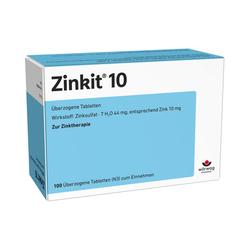 Produktbild von ZINKIT 10 überzogene Tabletten 100 St