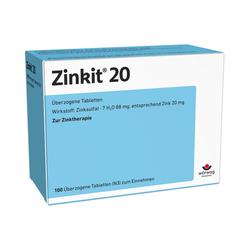 Produktbild von ZINKIT 20 überzogene Tabletten 100 St