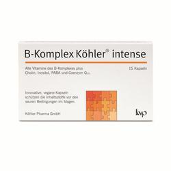 Produktbild von B-KOMPLEX Köhler intense Kapseln 15 St
