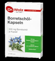 Produktbild von BORRETSCHÖL KAPSELN Dr.Wolz 60 St