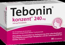 Produktbild von TEBONIN konzent 240 mg Filmtabletten 80 St