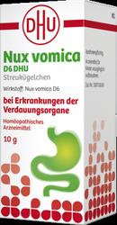 Produktbild von NUX VOMICA D 6 DHU Glob.bei Erkr.d.Verdauungsorg. 10 g