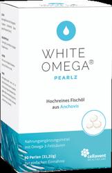 Produktbild von WHITE OMEGA Pearlz Omega-3-Fettsäuren Weichkapseln 90 St