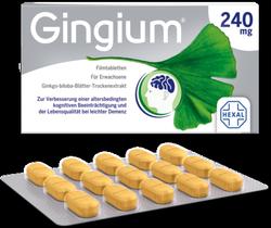 Produktbild von GINGIUM 240 mg Filmtabletten 80 St