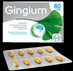 Produktbild von GINGIUM 80 mg Filmtabletten 30 St