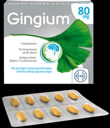 Produktbild von GINGIUM 80 mg Filmtabletten 120 St