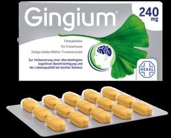 Produktbild von GINGIUM 240 mg Filmtabletten 60 St
