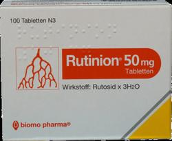 Produktbild von RUTINION Tabletten 100 St
