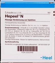 Produktbild von HEPEEL N Ampullen 100 St