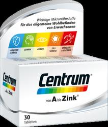 Produktbild von CENTRUM A-Zink Tabletten 30 St