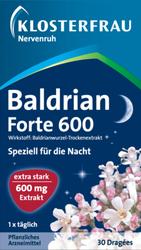 Produktbild von KLOSTERFRAU Baldr.forte 600 Nervenruh üb.Tabl. 30 St