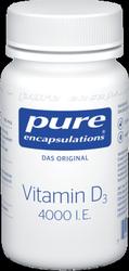 Produktbild von PURE ENCAPSULATIONS Vitamin D3 4000 I.E. Kapseln 30 St
