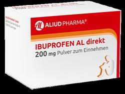 Produktbild von IBUPROFEN AL direkt 400 mg Pulver zum Einnehmen 20 St