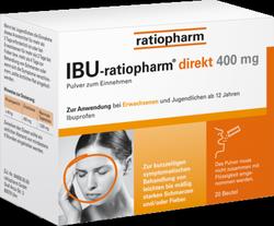 Produktbild von IBU-RATIOPHARM direkt 400 mg Pulver zum Einnehmen 20 St