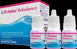 Produktbild von ARTELAC Rebalance Augentropfen 3X10 ml