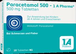 Produktbild von PARACETAMOL 500-1A Pharma Tabletten 10 St