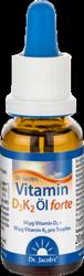 Produktbild von VITAMIN D3K2 Öl forte Dr.Jacob's Tropfen 20 ml