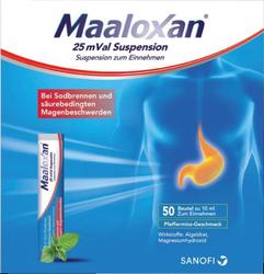 Produktbild von MAALOXAN 25 mVal Suspension 50X10 ml