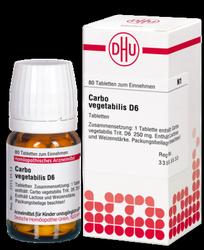 Produktbild von CARBO VEGETABILIS D 6 Tabletten 80 St