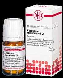 Produktbild von CAUSTICUM HAHNEMANNI D 6 Tabletten 80 St