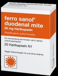Produktbild von FERRO SANOL duodenal mite 50 mg magensaftr.Hartk. 20 St