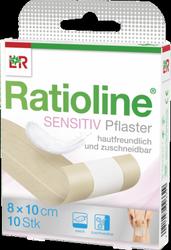 Produktbild von RATIOLINE sensitive Wundschnellverband 8 cmx1 m 1 St
