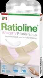 Produktbild von RATIOLINE sensitive Pflasterstrips in 2 Größen 10 St