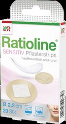 Produktbild von RATIOLINE sensitive Pflasterstrips rund 20 St